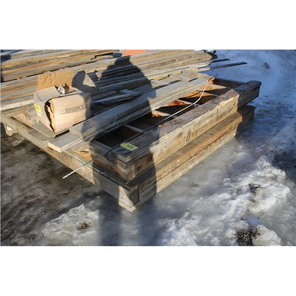 2- SIDE WALLS APPROX. 8' X 12'