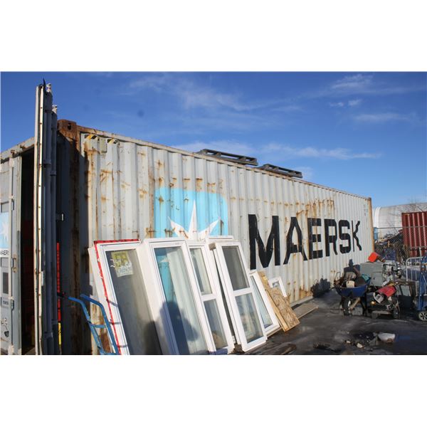 GREY 40' SEACAN (CANNOT BE LOADED UNTIL FRIDAY NOON, FEB 25TH)