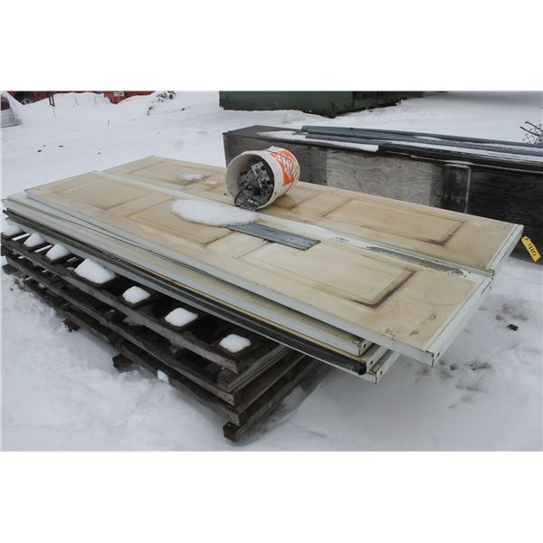 USED OVERHEAD DOOR AND HARDWARE