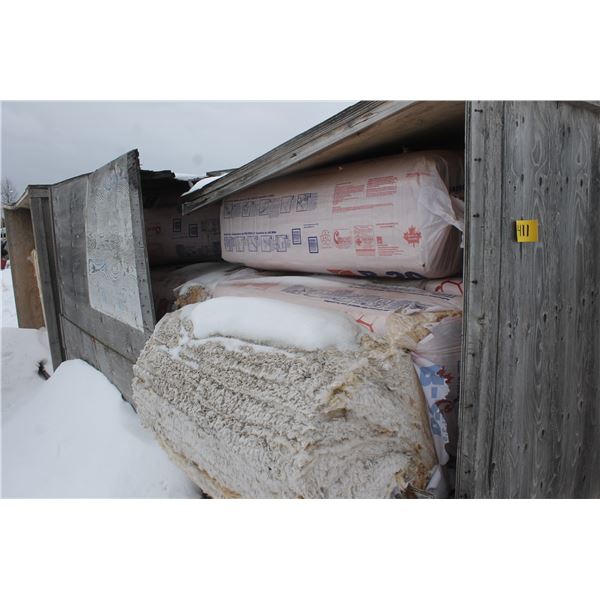 CRATE OF BAGGED INSULATION APPROX. 20 BAGS