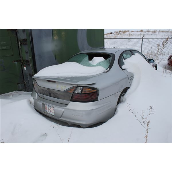 PONTIAC CAR SOLD FOR SALVAGE ONLY