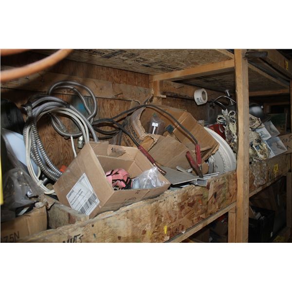 MISC. ON SECOND SHELF- WIRING AND PLUMBING