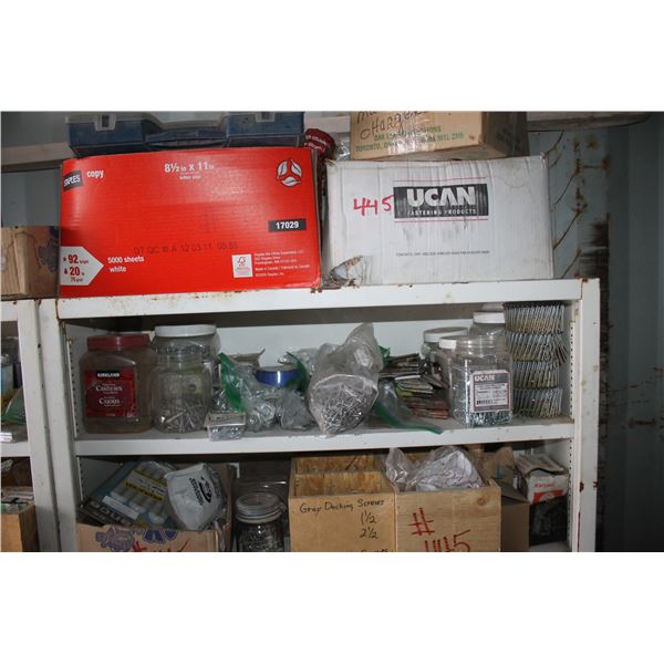 METAL SHELF C/W SCREWS AND HARDWARE