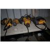 Image 1 : 3 DEWALT ELECTRICAL DRILLS AND 1 STAPLER