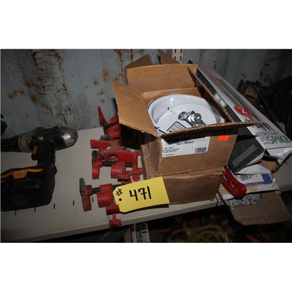 CLAMPS, 2 DRAFT CONTROLS AND ROTARY SPIKE