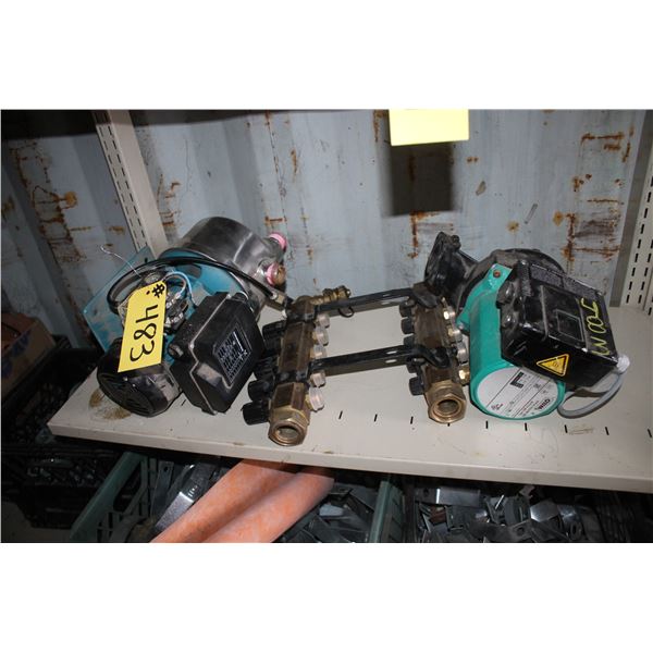 2 ELECTRIC PUMPS AND VALVE SYSTEM