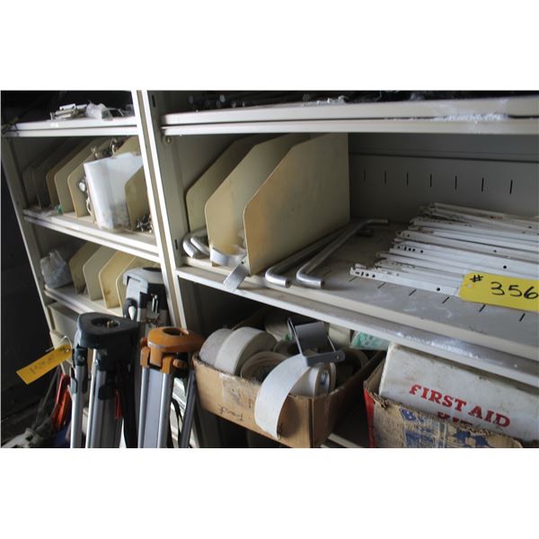 FILING CABINET C/W HARDWARE ETC.