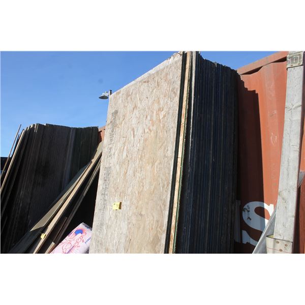 PILE OF 4' x 8' CHIPBOARD