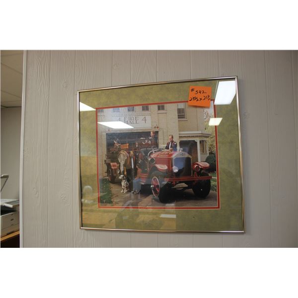 2 PICTURES, APPROC 23 1/2 x 21 1/2. ARE LOCATED IN REDWATER, JDR INSURANCE OFFICE, 1 BLOCK EAST OF T