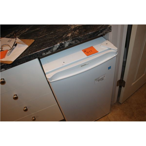 DANBY FRIDGE (WORKING). ARE LOCATED IN REDWATER, JDR INSURANCE OFFICE, 1 BLOCK EAST OF THE TREASURY