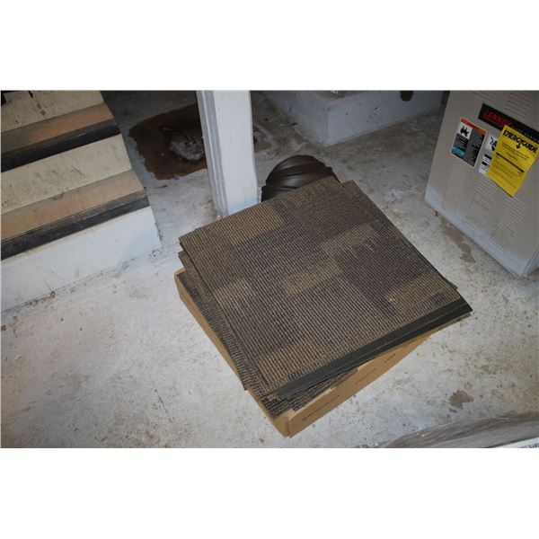 APPROX 40- NEW CARPET TILES, APPROX 2' x 2'ARE LOCATED IN REDWATER, JDR INSURANCE OFFICE, 1 BLOCK EA