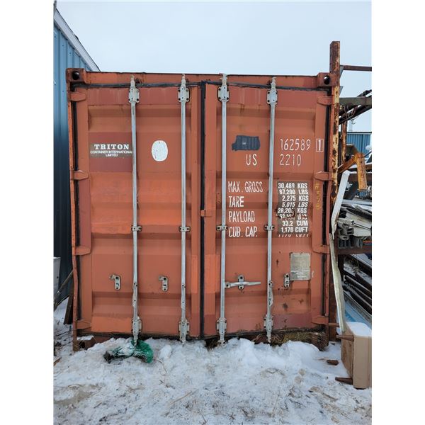 20' SEACAN (CANNOT BE MOVED TIL FRIDAY NOON, FEB 25TH)