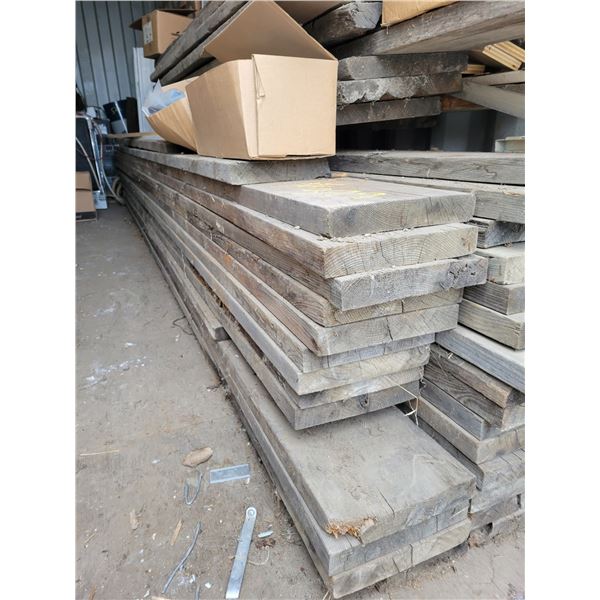 QTY OF 2' x 10' LUMBER IN SEACAN (LOT #378)