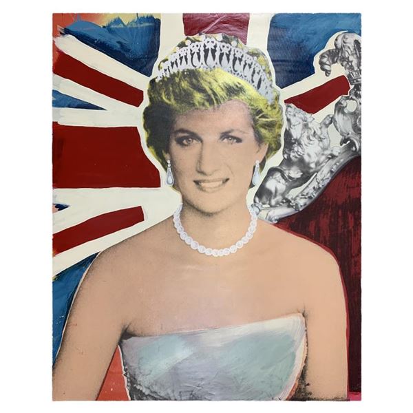 Princess Diana by Steve Kaufman (1960-2010)