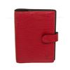 Image 1 : Louis Vuitton Red Epi Leather Agenda PM Wallet