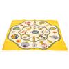 Image 2 : Hermes Yellow Multicolor Silk Scarf