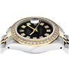 Image 4 : Rolex Ladies 2T 26MM Black Diamond Bezel 1 ctw 18K Yellow Gold Datejust Wristwat