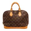 Image 1 : Louis Vuitton Brown Alma MM Satchel Bag