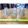 Image 1 : 3 - Glass Dominion Insulators