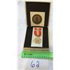 Image 1 : national guard badge, & national defense medal