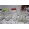 Image 5 : Large lot of KRAFT Bear + Shaped Glass Jars
