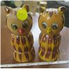 Image 1 : Wooden Owl Salt + Pepper Shakers