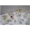 Image 2 : Glass Angel Ornaments w/ Hangers + Misc. Figurines