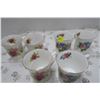 Image 3 : 6 x Teacups w/ Matching Saucers