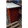 Image 5 : Vintage kitchen cabinet 1 drawer, 2 doors, 2 shelves 36 1/2"x20 1/2"x37"
