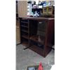 Image 3 : Entertainment unit, glass doors & shelving 49"x19"x46"