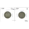 Image 1 : 1920 and 1929 Canadian Silver Twenty-five Cent Coins