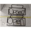 Image 1 : Hanging Iron Open and Closed Tins