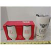 Image 1 : Insulated Stainless Steel Coffee Mug and Wine Glasses Rae Dunn