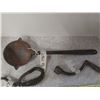 Image 4 : Iron Ladel, Crank Handle And Stove lifter