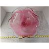 Image 2 : Rose Colored Art Glass Dish