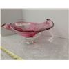 Image 4 : Rose Colored Art Glass Dish