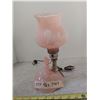 Image 1 : Pink Glass Lamp