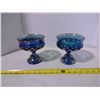 Image 2 : 2 Carnival Glass Candy Dishes
