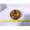 Image 2 : Amber Glass Candy Dish + Lid
