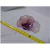 Image 2 : Purple Glass Dish - Petal Rim