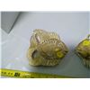 Image 2 : Gold Painted Fish Wall Art (2pc)