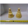 Image 1 : Yellow/White Woman Figurines (2)