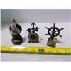 Image 1 : 3 Pencil Sharpeners - Wheel, Clock, Lamp