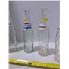 Image 3 : 5 Vintage Glass Pepsi Bottles