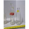 Image 4 : 6 Vintage Glass Coka-Cola Bottles - 3 Short, 3 Tall