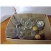 Image 2 : 12pc. Lot of Glass - Assorted Wineglasses, Spice Jars, etc.