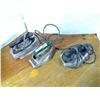 Image 1 : 3 Vintage Electric Irons - Sunbeam, GE, Leeders LTD. Winnipeg