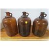 Image 1 : 3 x Vintage Glass Jugs