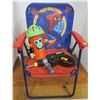 Image 1 : Children's Spiderman Lawn Chair, Sprinkler + Toy Drill
