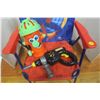 Image 2 : Children's Spiderman Lawn Chair, Sprinkler + Toy Drill